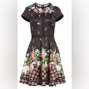 Ted baker  daissie Florence trim skater dress new sz 4